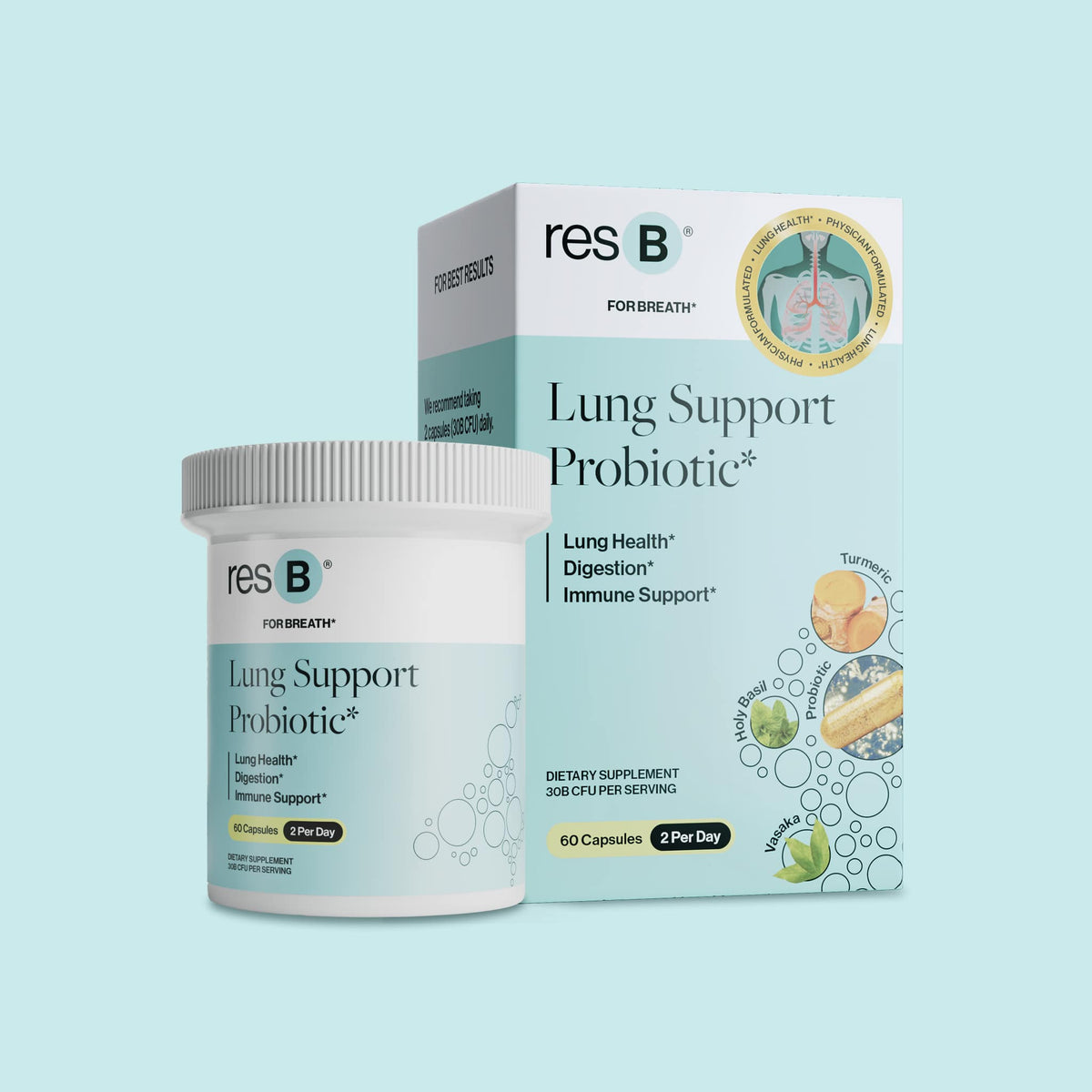 resB Probiótico de Apoyo Pulmonar